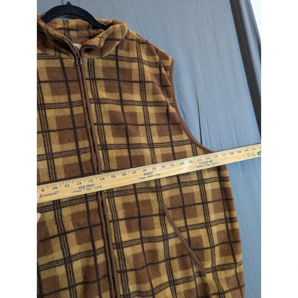 Shaver Lake outwear size‎ XL Full zipper brown Vest jacket
